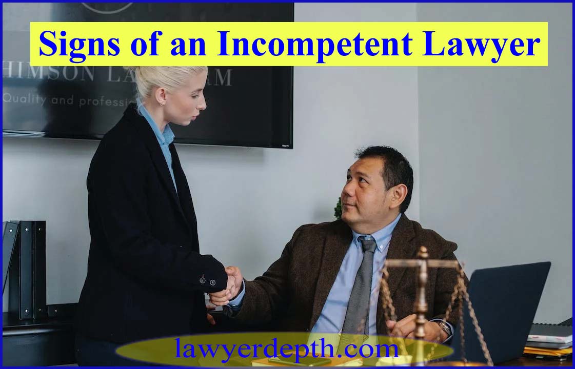 Signs of an Incompetent Lawyer